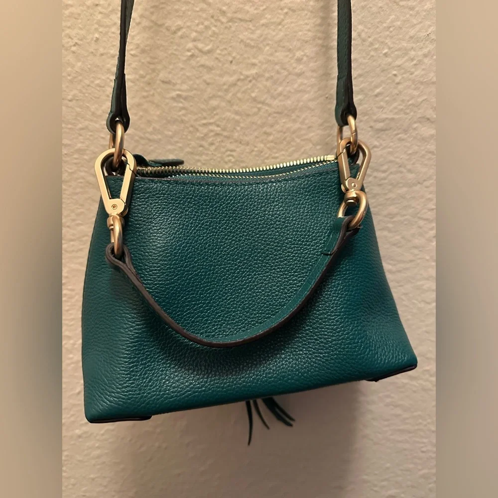 See By Chloe Emerald Green Mini Bag with Gold Accents - Picture 2 of 7